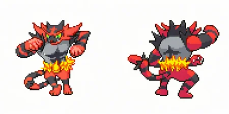 Incineroar,
 <lora:pkspbf_nb_v1:1>
<lora:Hyper-SDXL-8steps-lora_825548:.4> <lora:sdxl_lightning_2step_lora_315545:.3> <lora:sd_xl_turbo_lora_v1:.3>