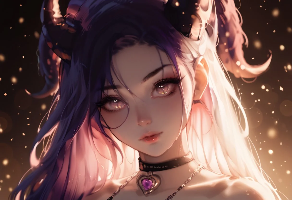 (score_9, score_8_up, score_7_up, score_6_up, 1girl, solo, embedding:zPDXL), Nemesis: A wavering mist takes form, elongating into dark tendrils. Her hair flows like an inky black mist, her eyes a swirling bright magenta. Her form is that of a beautiful woman, hourglass figure, (tiefling with black skin), (in the abyss),skyaboveme,by pistachiocream,light rays,lens flare,light particles,beautiful color, detailed, amazing quality