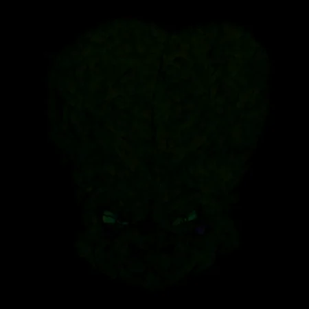 by fieron,simple background BREAK 1girl,anthro,renamon,big brain,big cranium,veiny head,smile,seductive,half-closed eyes,looking at viewer,