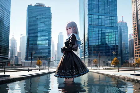 highly insanely detailed, masterpiece, top quality, best quality, highres, 4k, 8k, RAW photo, (very aesthetic, beautiful and aesthetic),
(code_style,codestyle),
<lora:CodeStyle (half generic class)_564920:0.3>,
(1girl:1.3), 1other,
downtown,city,âââ