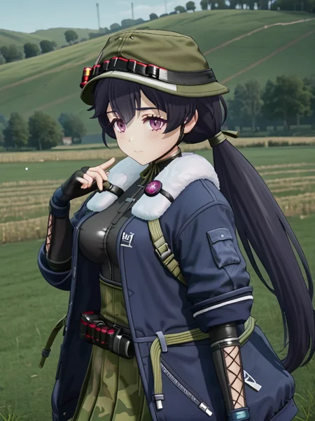 detailed background, shiny skin, posing, rating safe, 
<lora:lotta.pony:1>,
lotta, 
large breasts, blush, 
outdoor, field,