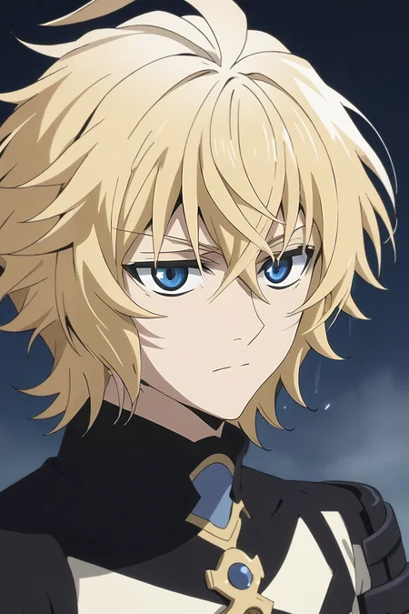 score_9, score_8_up, score_7_up, source_anime, , anime screencap, , , looking at viewer, , , 1boy, solo, male focus, <lora:mikaela_hyakuya_pony:0.8>, mikaela_hyakuya, blonde hair, blue eyes, short hair, hair between eyes, bangs, ahoge, , , , <lora:sdxl_lightning_8step_lora:1>