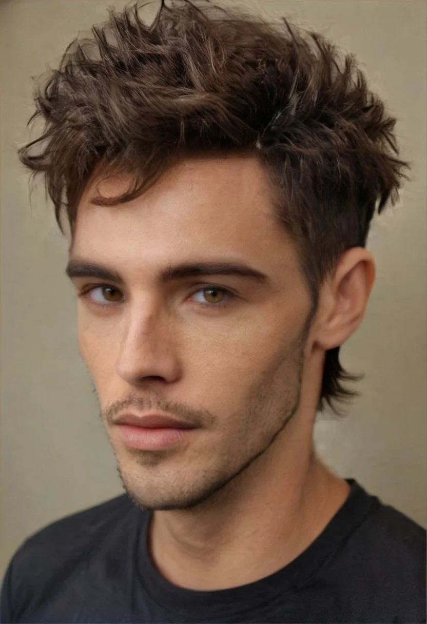 score_9, score_8_up, score_7_up, absurdres, intricate details, masterpiece, best quality, screencap, high quality, 8k, best quality,
Adryan, messy hair, brown hair, undercut, heterochromia, brown right eye, hazel left eye, lips, facial hair, stubble, cheekbones, handsome man, young,