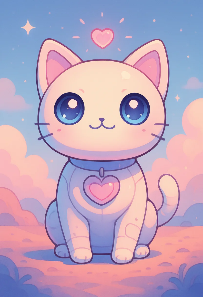 masterpiece, best quality, k4w4iim1r41, cat, <lora:KawaiiMirai_IXL:1.0>,