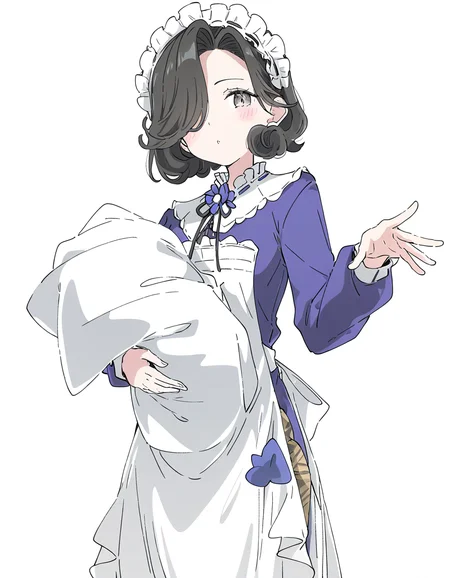 <lora:lanshoupa-000010:1>,tuesday,1girl,solo,looking at viewer,simple background,white background,cowboy shot,, masterpiece, best quality, very aesthetic, absurdres,newest, incredibly absurdres,, (Ixy:0.6)),(hiten \(hitenkei\):0.7),