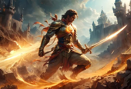 Dynamic action shot of a Persian assassin clinging to the side of an outer castle wall high above the ground, video game character, Prince1024, 
extremely detailed background, IBG,  background focus, pink and orange skies, 
candid shot, 
hyperdetailed realistic illustration, intricately detailed, highest quality, implied motion, 
BREAK, ultra level of detail and precision in the art, masterpiece, mixed media, intense mood, detailed shading, extreme wide-angle view, motion blur, ray-traced, semirealistic, 
subsurface scattering, light leaks, soft shadows, film grain, Dutch angle, cinematic composition, mystic haze, dusty atmosphere, HDR, complementary colors, vibrant colors, golden-hour, fisheye view,