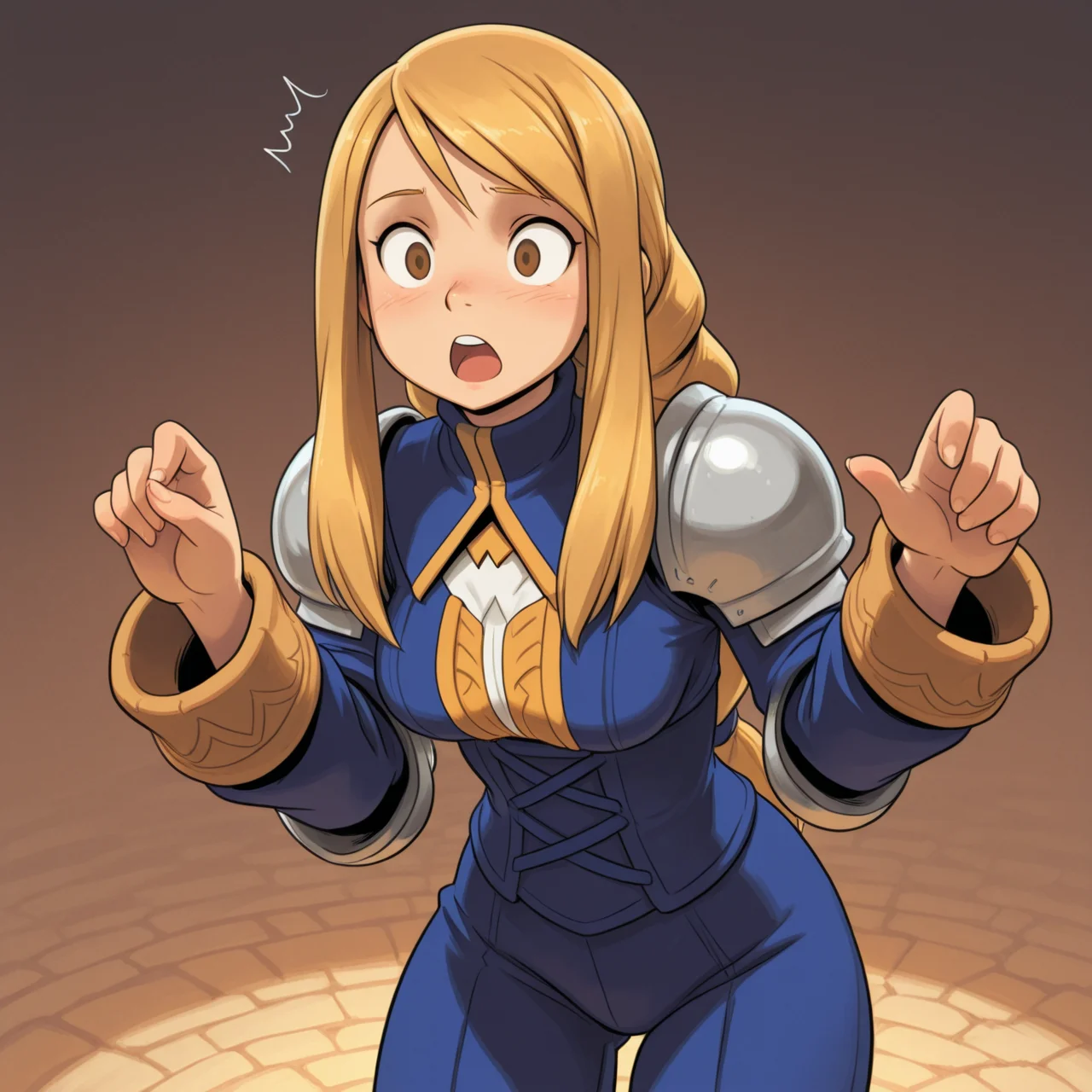 1girl,
Agrias Oaks, Final Fantasy Tactics,
official style,
,
excited
erotic pose,
wide eyed
<lora:DarkfireStyle11:1>