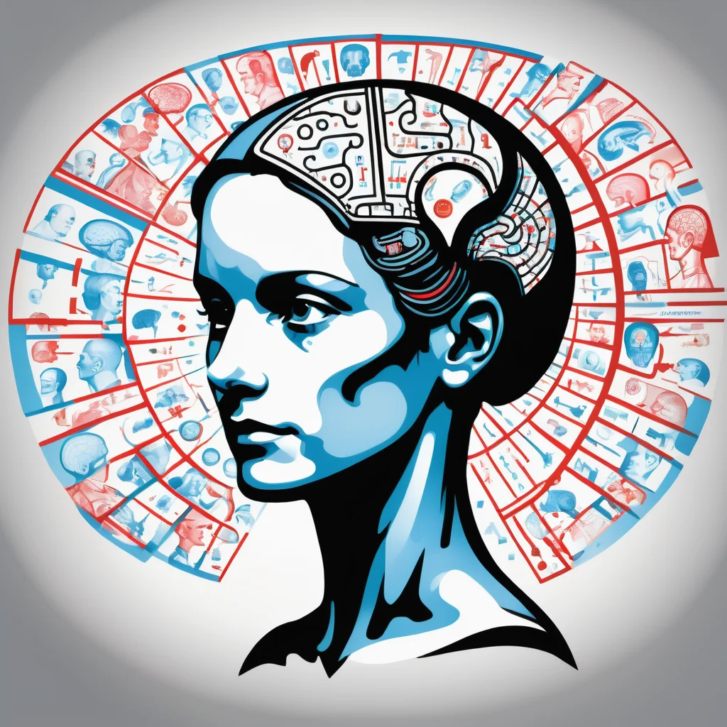 woman, Phrenology, Neuropsychiatry, Id, ego, and superego, Feedback Circuit, Hopeful,Creative,Vivid