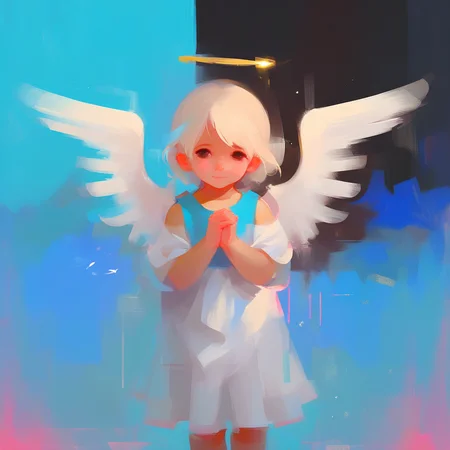 an angelic child