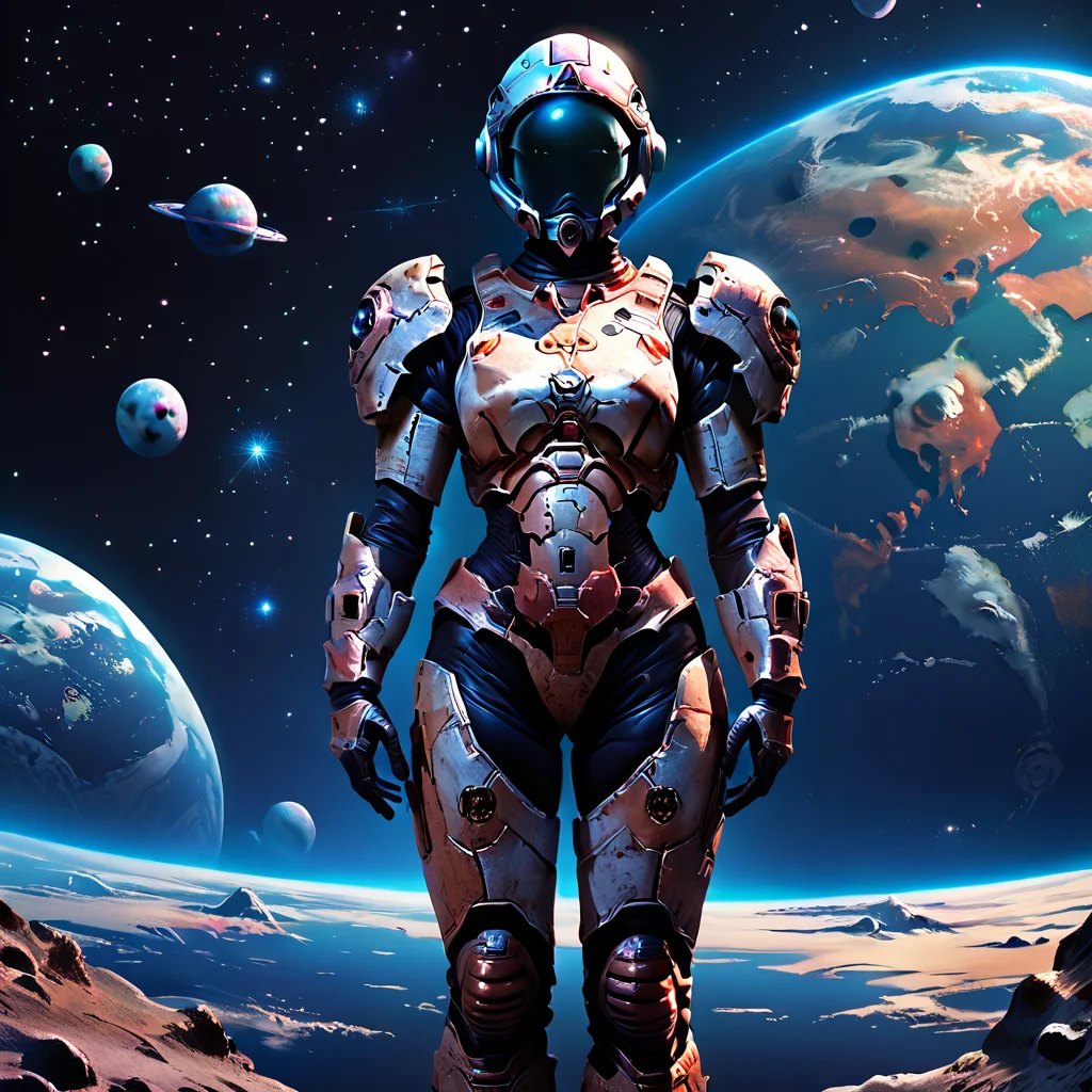 score_9.score_8_up,score_7_up,source_anime,
<lora:Space_clothes-pony-8:0.5> ,
<lora:space_backround-pony-8:0.3>,
space_space,space_backround,
1girl,solo,looking at viewer,cyberounk ,space armor,helmet,futuristic, star (sky),on alien planet