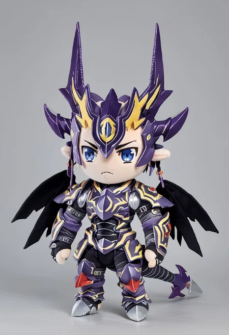 score_9, score_8_up, score_7_up,((plushify, chibi, character stuffed toy)),dexdoru,wings,horns,tail