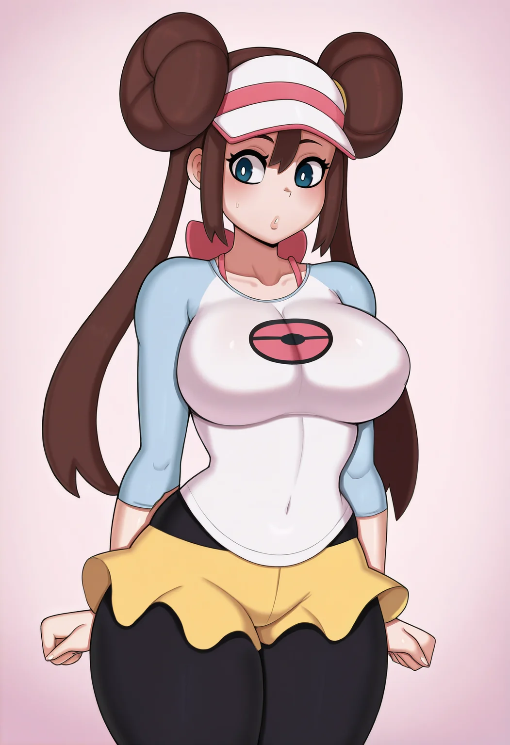 1girl, solo, rosa \(pokemon\), pants, white shirt, curvy, arms at sides,
masterpiece, best quality, <lora:drunkavocado-guy90-Illust-Lycorisv1:1> drudo