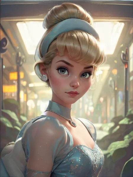 cinderella in train 
score_9, score_8_up, score_8, volumetric lighting,  <lora:princess_pony_v1:1> <lora:add-detail-xl:0.7>