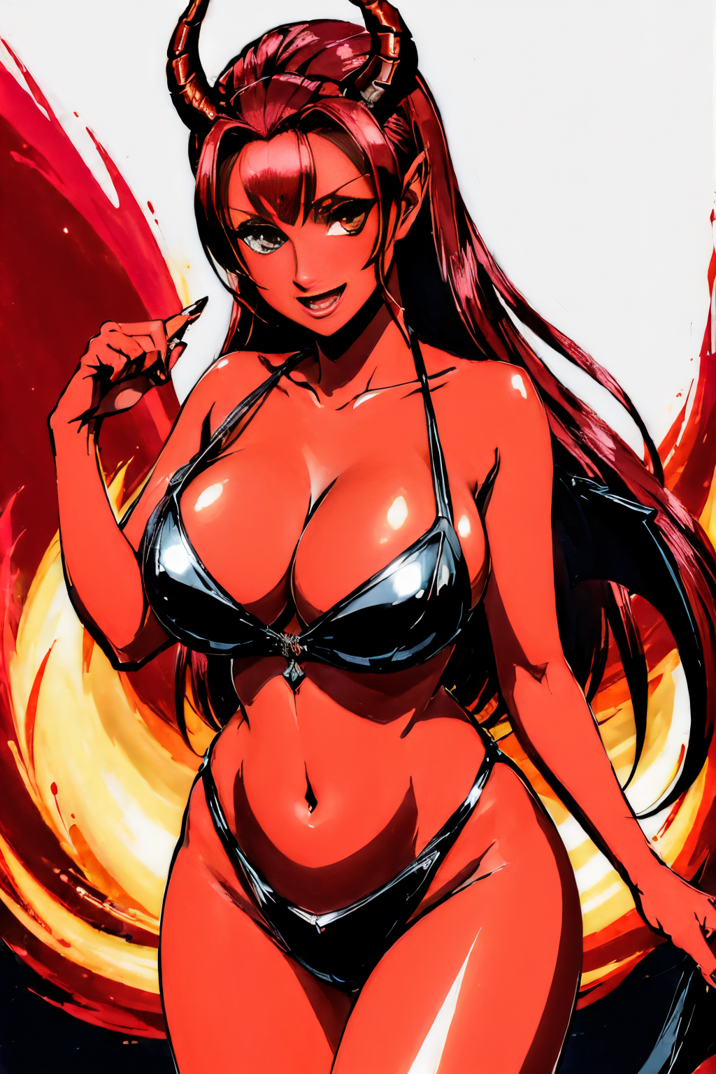 (EdobSuccubusRed:1.6) woman <lora:EdobSuccubusPelenka_v1.0:1>