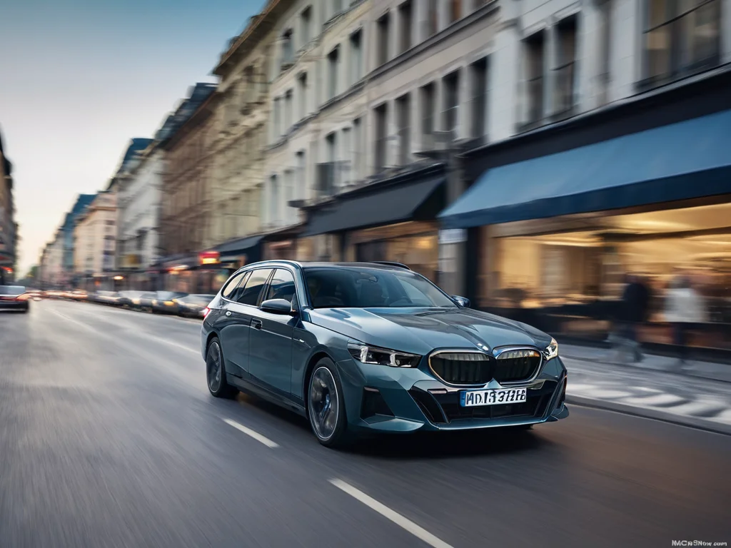 <lora:i5 touring:0.75>,
BMW i5 touring,car,Masterpiece,(realistic :1.4) wide-angle environment shot,speeding through a busy city,low Angle,side profile,motion blur,, masterpiece, best quality,