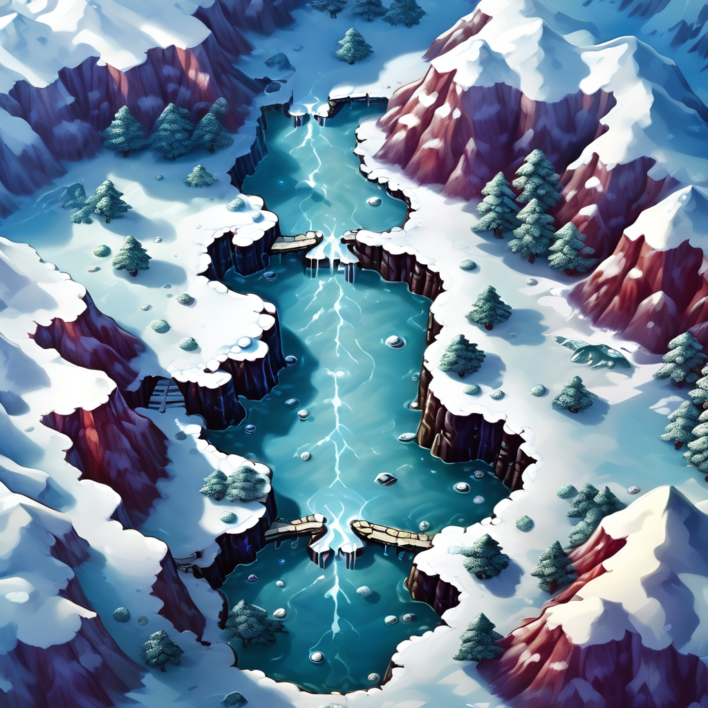 glacier scene,
nature light,Fantastic light and shadow,top down 2d game,2d game scene,<lora:2d_game_scence:0.8>,