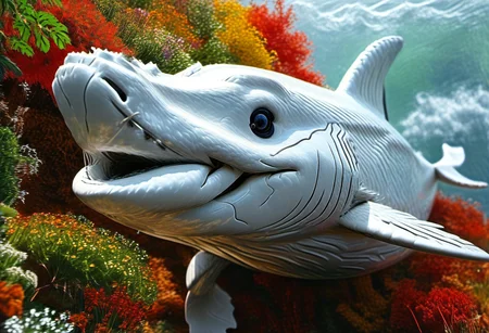 white panel mid panel whale head