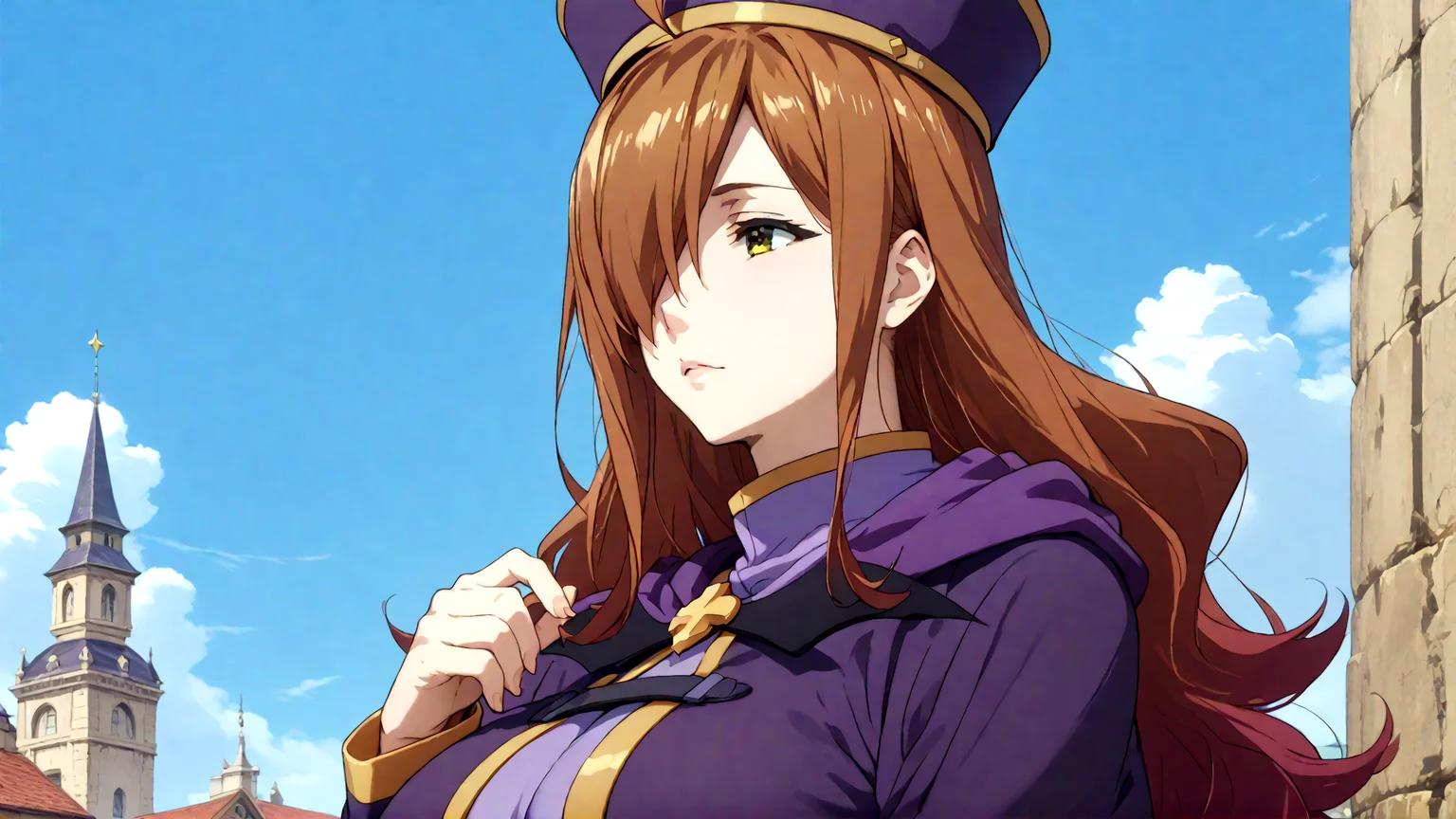 score_9,score_8_up, score_8, source_anime, expressiveh, takeda hiromitsu, overlooking,
1girl, solo, simple background, wiz,hat,ahoge,breasts,long hair,robe,large breasts,hair over one eye,long sleeves
unaestheticXL_bp5 <lora:takeda_hiromitsu_style_xl_goofy:1> <lora:Expressive_H:1> <lora:detailed_eye_model:0.7> <lora:Group (2):0.9> <lora:Wiz_-_Kono_Subarashii_Sekai_ni_Shukufuku_wo:1>