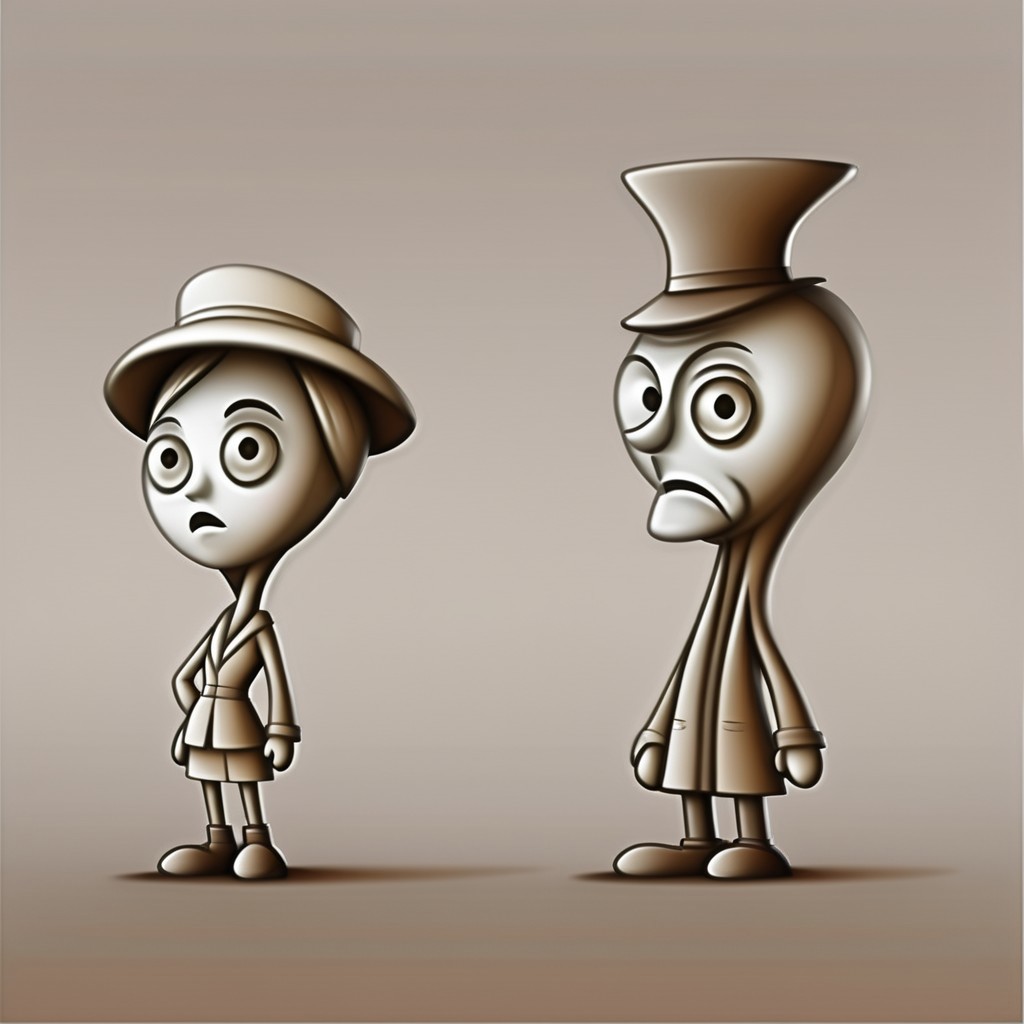 1girl, 1boy, monochrome, in the style of an old sepia photo