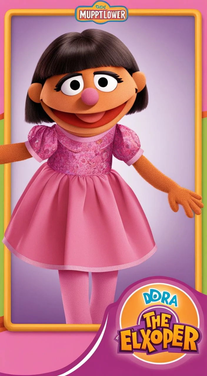Dora the explorer MuppetShow <lora:SDXL-MuppetShow-Lora-step00002500:1.0>