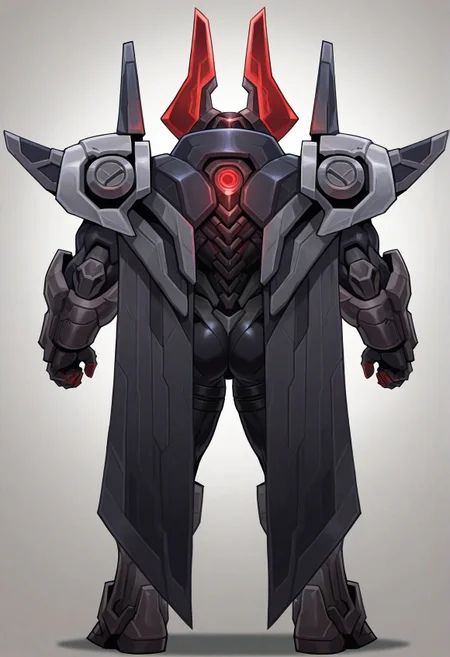 bara,muscular male,comic,full body,from back,
solo,mecha,mecha cape,
project-mordekaiser,white background,
very awa,masterpiece,best quality,absurdres,newest,perfect quality,detailed background,intricate details,
