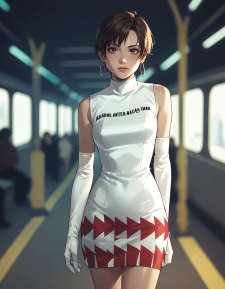 score_9, score_8_up, score_7_up, score_6_up, score_5_up, score_4_up
<lora:nagase-ponyxl-000045:1> reiko, dress, short dress, elbow gloves,
street race,bokeh effect,rich color saturation,on a post-apocalyptic deserted train station,film grain texture,analog photography aesthetic,visual storytelling,dynamic composition,looking at viewer,eye contact