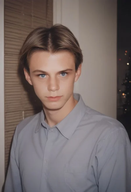 (score_9, score_8_up, score_7_up:1.3),rating_safe, close, 1boy in street, beautifull face,cute, young,blue eyes, black hair, (full body:1.0), detailed background,neon lights in buildings,dirty walls and advertising posters