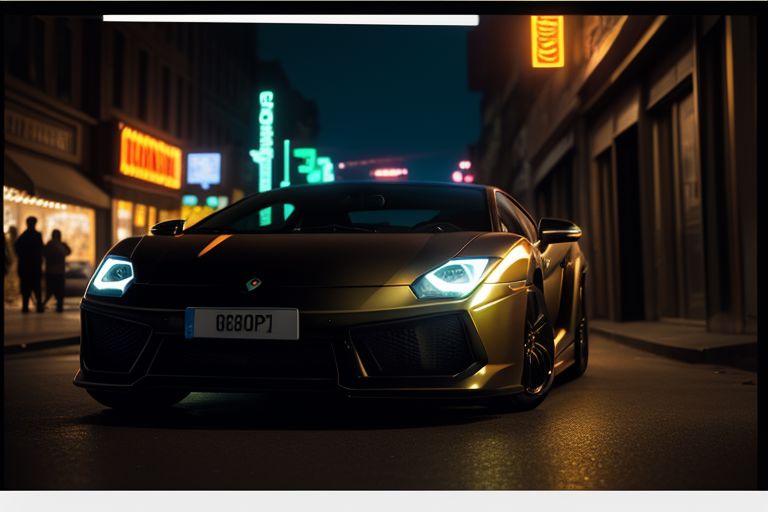 cars fantastic orange, [Lamborghihi Gallardo], speed, intricate detail ,neon city background, city background, night, HD. Photograph , in table((realism)), extremely high quality RAW photograph, ultra detailed photograph, sharp focus, high resolution, (detailed skin:1,3),high quality, film grain, Fujifilm XT3,Highly Detailed, movie, (Cinematic Photo:1.3) of (Realistic:1.3)