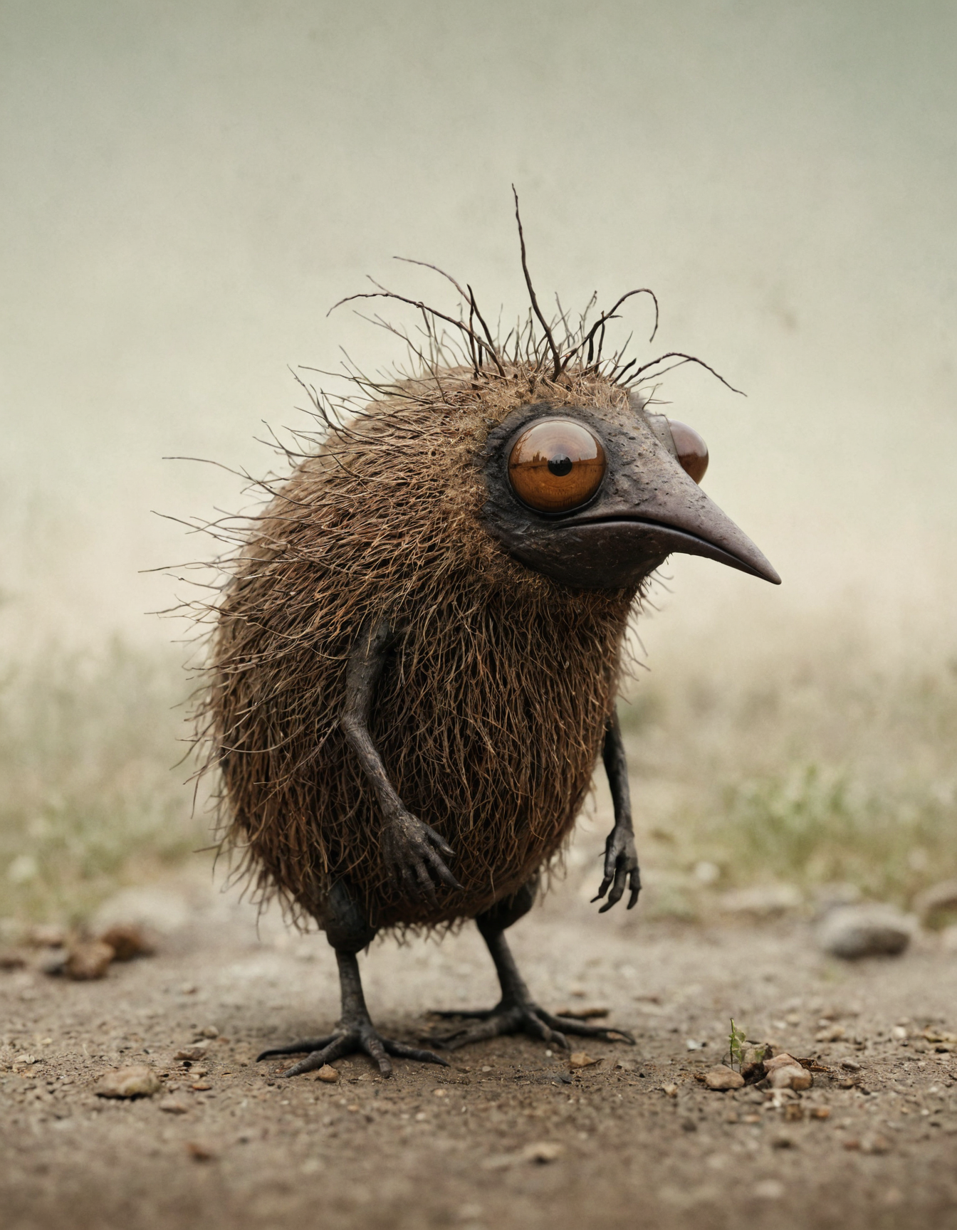 highly detailed and hyper realistic photo by Jon Klassen , creature, bizarre, abnormal, otherworldly, faded, macro shot, hyper detailed and highly realistic.