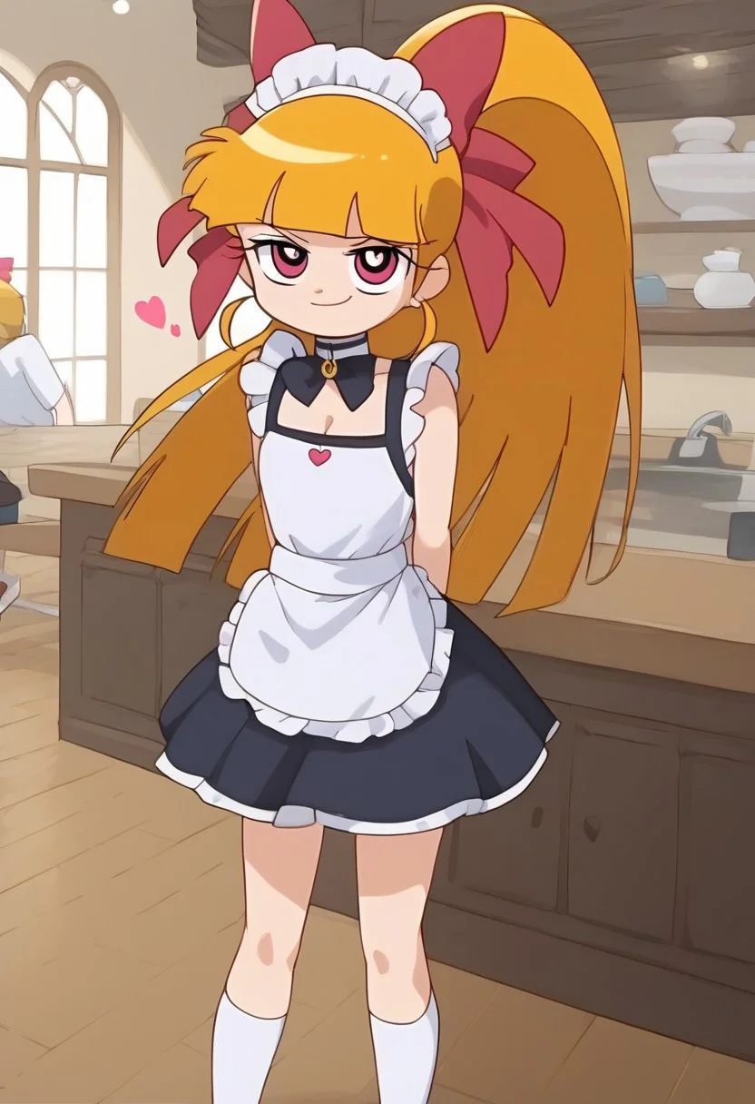 score_9, score_8_up, score_7_up, source_anime, (solo:1.9)
BREAK,
HDA_MasterpieceXL_v.1,
BREAK
1girl:momoko casual ,ppgzmomoko, hyperblossom,  <lora:Momoko-40:1>,orange hair,small breasts
BREAK
inside, maid cafe, cups, Standing,
BREAK
, cleavage, apron, wrist cuffs, black maid,black skirt, maid headdress, enmaided, smug, White stockings, waitress slippers,pose sexy
BREAK
, hands behind back
BREAK
lust, hearts in the pupils, euphoria