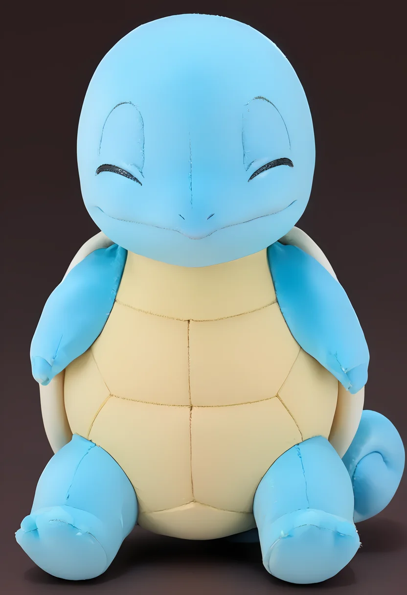 (score_9:0.9),score_8_up,score_7_up,anime style,rating_safe,(zPDXL),<lora:Squirtle ponyXL v3:1>,squirtle0007,closed eyes, solo, black background, full body, simple background, ^_^, smile, standing, closed mouth, sitting, closed eyes