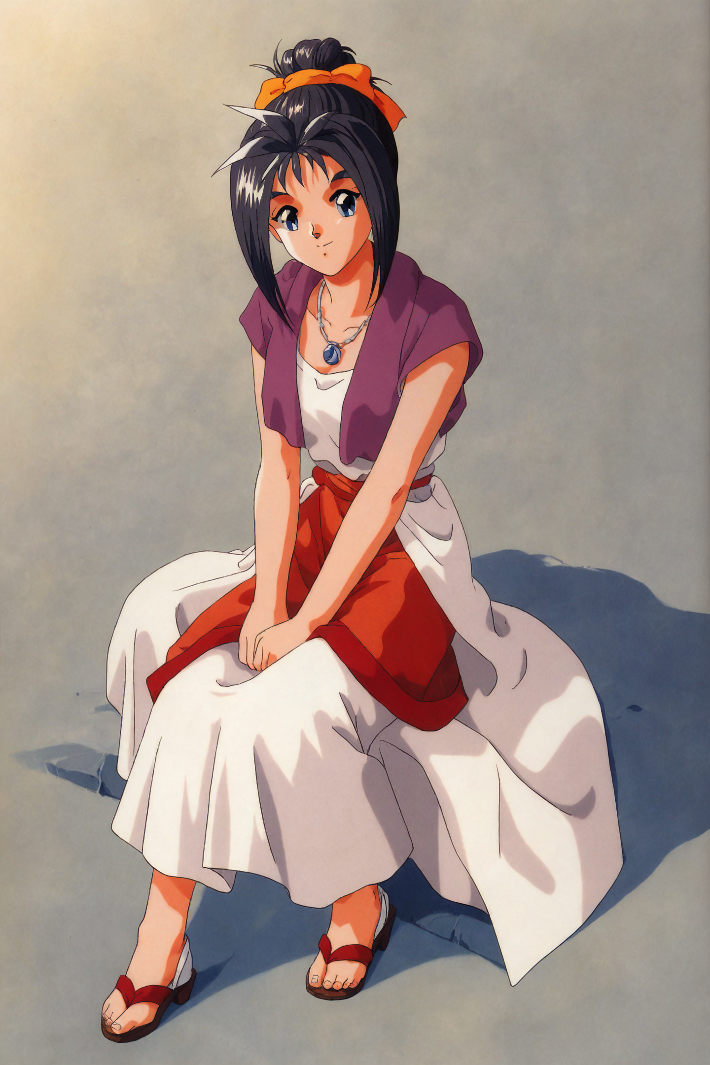 score_9,score_8_up,score_7_up,masterpiece,best quality,
Ayako Katagiri,1girl,solo,jewelry,sitting,sandals,necklace,blue eyes,long skirt,skirt,smile,single hair bun,hair bun,retro artstyle,black hair,1990s (style),looking at viewer,holding,
<lora:Tokimeki Memorial_XL_PONY:1>,
