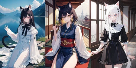 highly insanely detailed, masterpiece, top quality, best quality, highres, 4k, 8k, RAW photo, (very aesthetic, beautiful and aesthetic), 
(1girl:1.3), solo focus, cat girl, 
[[small waist]], [skinny], (anorexic, anorexia:1), 
<lora:Anorexition_v1-rep60-d64-a48:0>, 
(__lazy-wildcards/char/haircolor__), 
__lazy-wildcards/dataset/background__,âââ