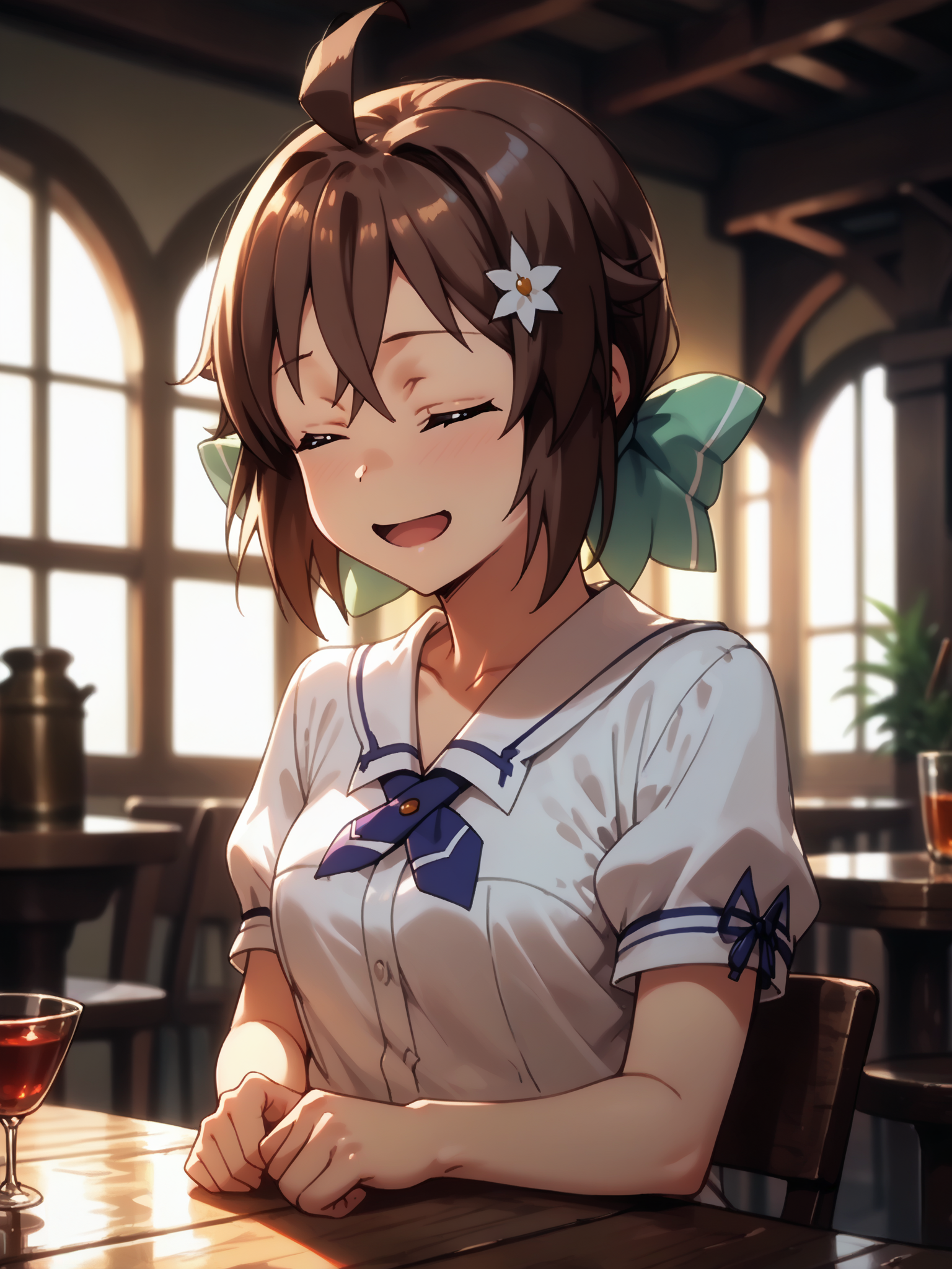 (upper body, solo focus:1.2) <lora:happy_tentacle-koinaka-mio-v0.1-000030:1>, ht_koinaka_mio, (petite:1.2), <lora:Shed_The_Skin's StS_age_slider_v1_initial_release:-1.5> ( :1.1) ( , , ( female orgasm :1.2) , smile , (looking at viewer:0.6) :1.1) indoors, ((dusk :0.6), (cloudy sky:0.6) :0.8), ( window :0.9), (furniture:0.9), , (sidelighting:0.5), (light rays, light particles:0.5) , , , (european architecture :0.9) , tavern , (chair, table:0.5), (chocolate , cocktail :0.8) ( :0.8) score_9, score_8_up, score_7_up, score_6_up, score_5_up, score_4_up, ( [(realistic, photorealistic:1.3):(realistic:1.2):16] [(3d:1.2)::14] :1) <lora:LUUNA's Lunas-NijiJourney-SDXL-B2:0.35>, nijijourney <lora:prgfrg23's Counterfeit-V3.0 Style SDXL_LoRA_Pony Diffusion V6 XL:0.6> <lora:mfcg's mfcgXL:0.12> <lora:reweik's gyokai(himehajime)_PonyXL_style_v01:0.14>