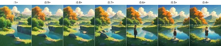 score_9, score_8_up, score_7_up, score_6_up, score_5_up, score_4_up, source_anime, official art, (1girl, solo, looking at viewer, full body, standing:1.2),  <lora:mondstadt_background-ponyxl-v11h:1>, field, mondstadt, outdoors, scenery, landscape, sky, cloud, nature, tree, grass, rock, bush, water, mountain