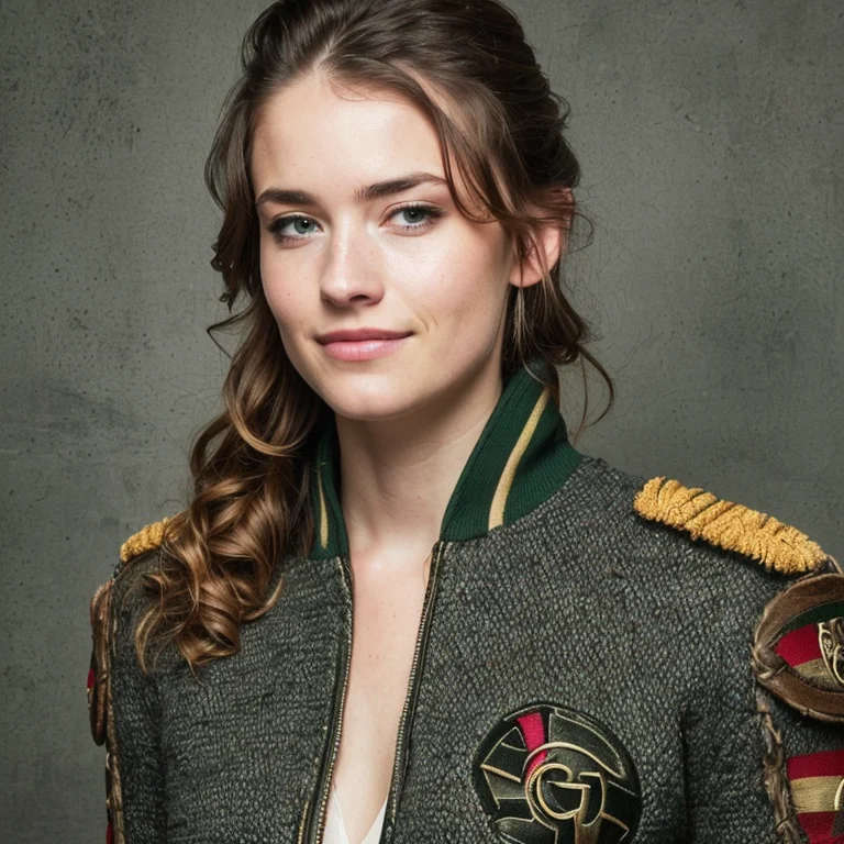 photo of [Elsie Rose Hewitt|Grimes] as [Alexa Breit|Alexis Bledel], business attire by gucci and armani
charming charismatic assertive sexy confident smirking
as commander shepard in skyrim
highly detailed intricate photorealistic
analog style dreamlike hyper realistic photograph