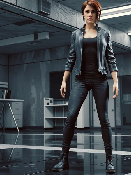 <lora:dmd2_sdxl_4step_lora_fp16:1>(solo,solo focus:1.2),science fiction,dark office,lonely,3d
<lora:Jasse_Faden_v6_biglust:0.95>woman,jasfdn face,jas hair,clothed,
denim pants,jacket,boots,standing
