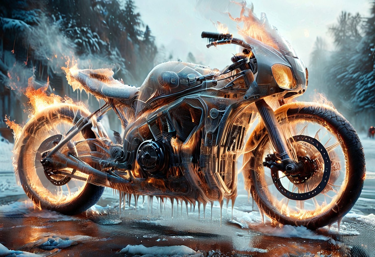 1c3_w1n73r, f1r3, <lora:Varos_-_Fire_Style:0.75> <lora:Varos_-_Ice_Style:0.75> <lora:StS_PonyXL_Detail_Slider_v1.4_iteration_3:0.8> (score_9, score_8_up, score_7_up:1), majestic, (ghost rider with his bike of fire, winter:1.45), elaborate, (ultra realistic:1), (masterpiece, translucent:1.2), best quality, intricate, extremely detailed, detailed background, masterpiece, best quality, highly detailed, sharp focus, hyper-detailed, safe_pos
