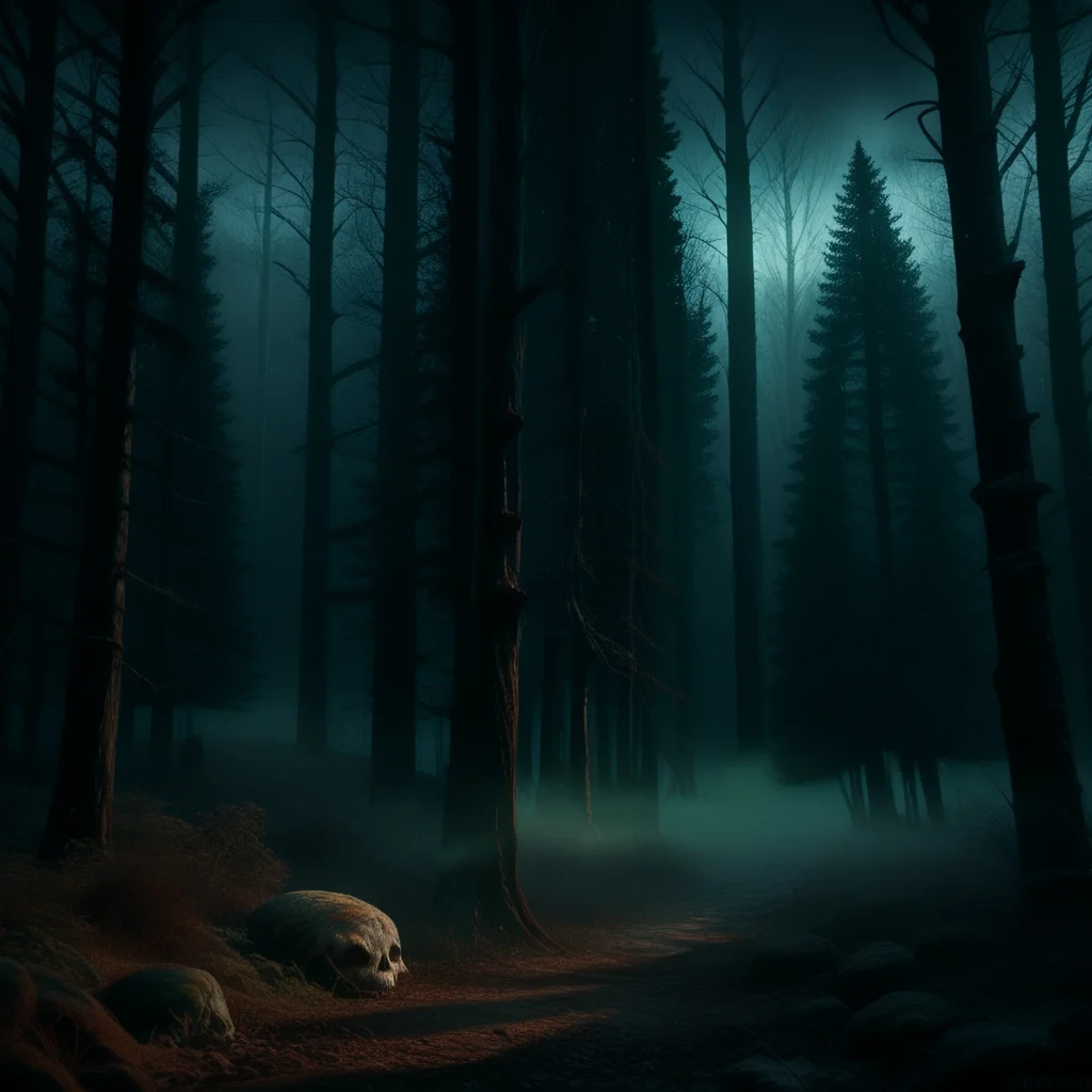 score_9, score_8_up, score_7, (Detailed spooky forest:1.4), (tree stumps in background), (old spooky forest in background), (soft low lighting:1.3), (black sky:1.4), (extremely foggy:1.5), Break, (Realistic photograph), (8KHD), (painstakingly detailed),