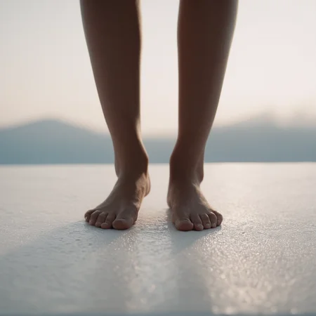 cinematic film still of <lora:feet v3:0.6>
A perfect detailed photo of a person with bare feet standing on a white surface, shallow depth of field, vignette, highly detailed, high budget, bokeh, cinemascope, moody, epic, gorgeous, film grain, grainy