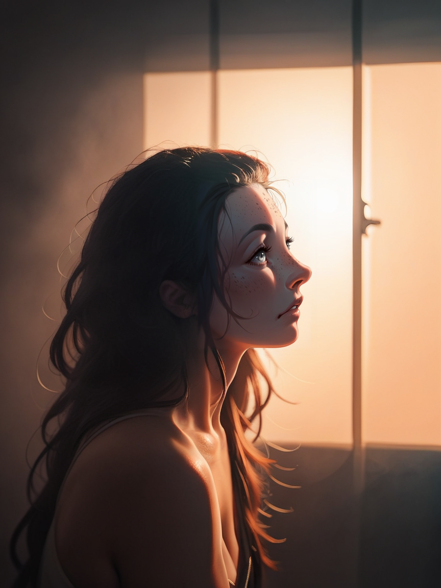 score_9, score_8_up, score_7_up, score_6_up, score_5_up, score_4_up,  <lora:43stl1ght1ngXLP2:0.9> 43stl1ght1ng, 1girl, long hair, 43stl1ght1ng, low light, dramatic lighting, darkness, window lighting, smoke,