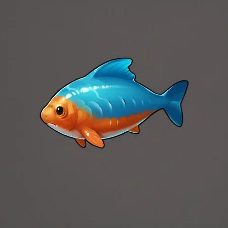 score_9, score_8_up, score_7_up, simple background, no humans, grey background, lots of fish
