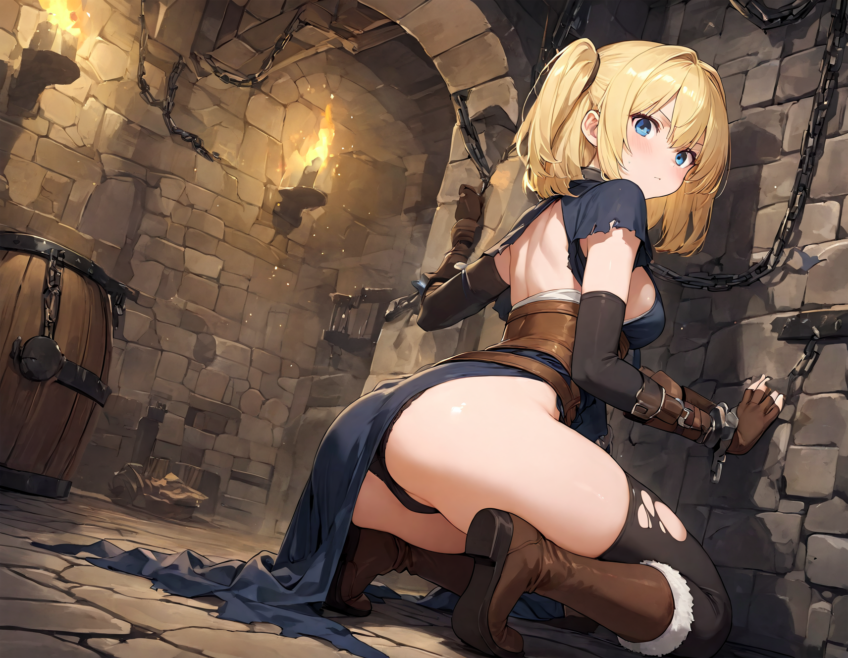 <lora:illustrious_XL_dungeon:0.8>,dungeon,masterpiece,best quality,good quality,