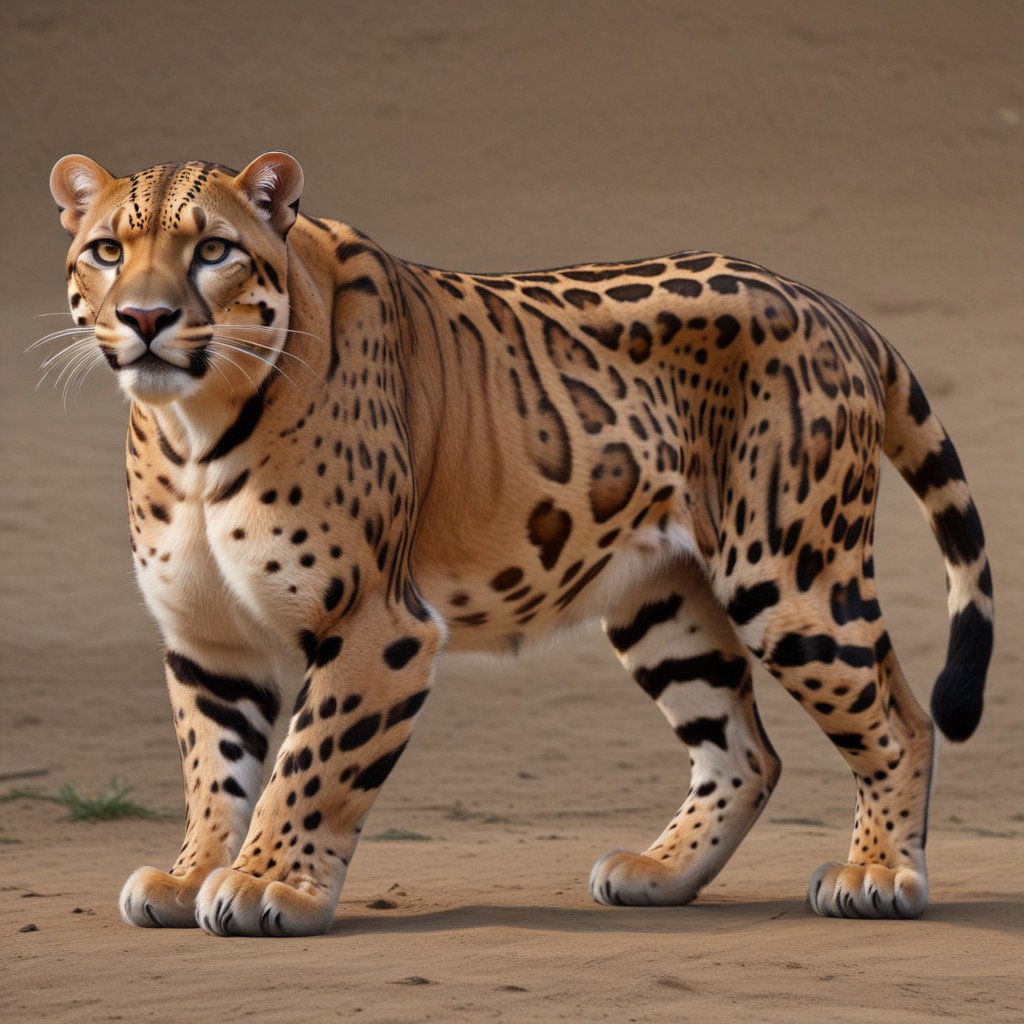 panthera ancestral power animal with characteristics of several modern felines