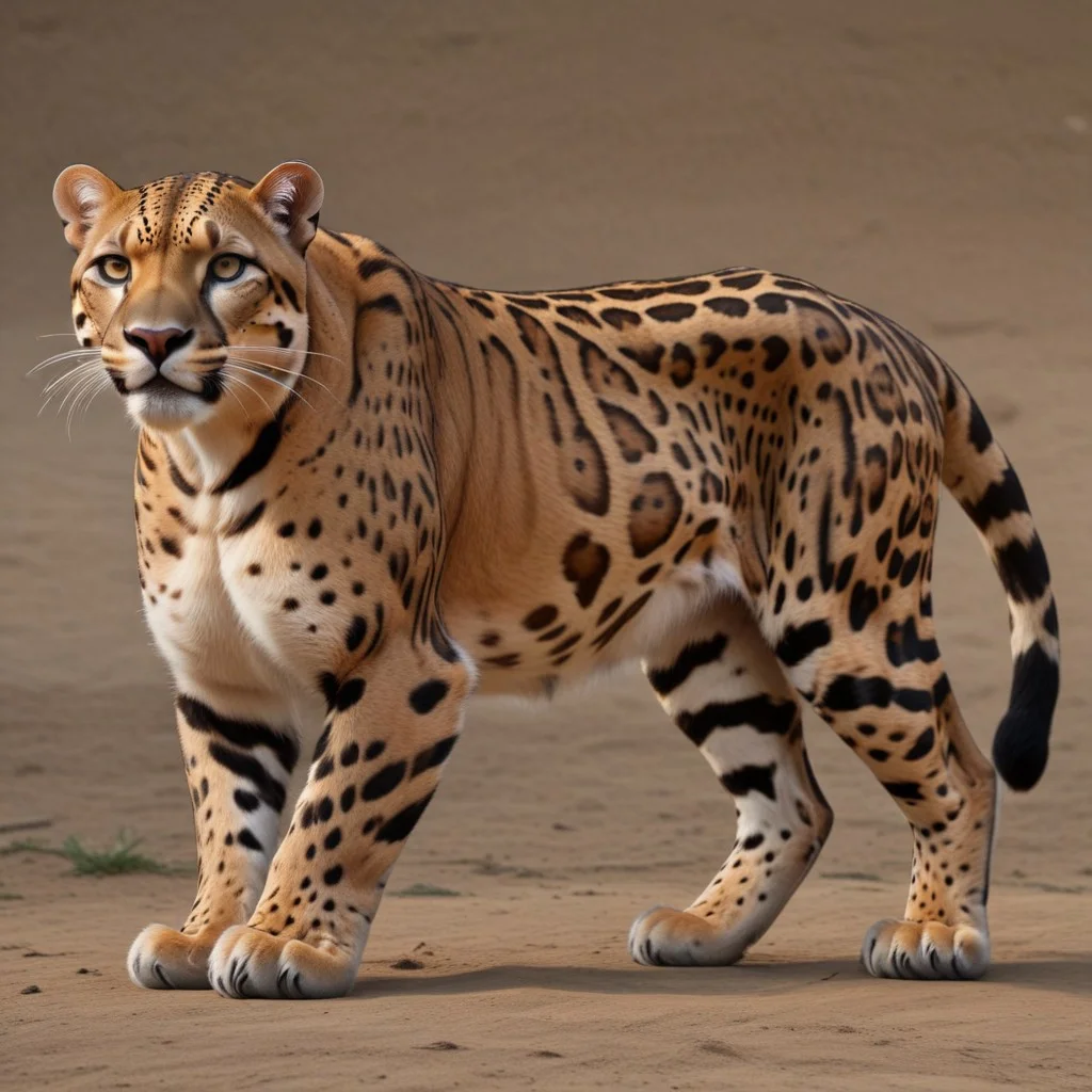 panthera ancestral power animal with characteristics of several modern felines