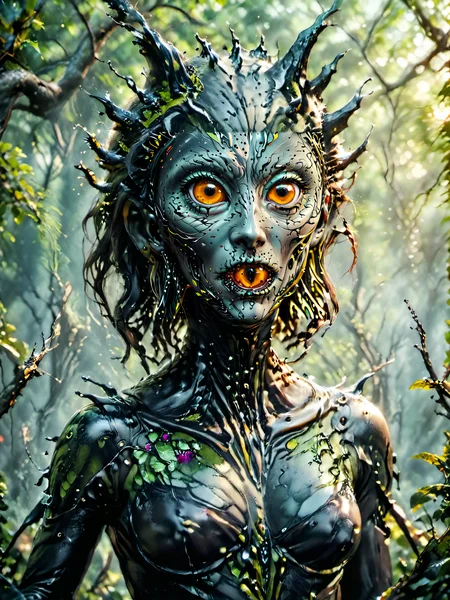 <lora:1980s_Fantasy_Style_SDXL:0.3>,1980s,fantasy,style,<lora:Black_Goo:0.3>,Black goo,Black liquid,<lora:CBarkerAIXL:0.3>,horror (theme) cbarkerai,<lora:dark_fantasy_art:0.3>,dissolve,<lora:DonMN1gh7D3m0nXL-v1.1-000008:0.1>,donmn1gh7d3m0nxl,<lora:Fleshmutant_R2-000003:0.3>,fleshmutant,cybermutant,<lora:SDXL_Sacred_beast:0.25>,bj_sacred_beast,<lora:Tim_Burton_Painting_Style_SDXL-000009:0.2>,tim burton style,<lora:Dark_Novel:0.2>,woman,<lora:xl_more_art-full_v1:0.5>,<lora:WowifierXL-V2:0.3>,<lora:RMSDXL_Darkness_Cinema:1>,<lora:RMSDXL_Creative:0.3>,<lora:stylesqueeze_v3_xl:0.3>,<lora:add-detail-xl:0.3>,<lora:Cinematic Hollywood Film:0.3>,Cinematic Hollywood Film,Cinematic Hollywood Film style,, Ultra-HD-details, glow effects, godrays, Hand drawn, render, 8k, octane render, cinema 4d, blender, dark, atmospheric 4k ultra detailed, cinematic, Sharp focus, big depth of field, Masterpiece, colors, 3d octane render, 4k, concept art, trending on artstation, hyperrealistic, Vivid colors, extremely detailed CG unity 8k wallpaper, trending on CGSociety, Intricate, High Detail, dramatic, glow effects, godrays, Hand drawn, render, 8k, octane render, cinema 4d, blender, dark, atmospheric 8k ultra detailed, cinematic, Sharp focus, big depth of field, Masterpiece, 3d octane render, 8k, concept art, trending on artstation, hyperrealistic, extremely detailed CG unity 8k wallpaper, trending on CGSociety, Intricate, High Detail, dramatic, HDR image,true to life image,soft eyes,natural skin,high detailed face,high detailed cloth,film photography,cinematic lighting,sharp focus,(very detailed),((4K HQ)),depth of field,8K,HDR,High contrast,shadows,bokeh,(detailed skin texture),(detailed clothing),(detailed background),(highly detailed skin),realistic texture,realistic shadows, true to life, HDR image,High detail resolution,soft eyes,natural skin,high detailed face,high detailed cloth,film photography,vintage,cinematic lighting,realistic,sharp focus,(very detailed),((4K HQ)),depth of field,f/1.2,Leica,8K HDR,High contrast,shadows, bokeh,(detailed and realistic skin texture),(detailed clothing),(detailed background),detailed skin,(highly detailed skin),(8K HDR photo),realistic texture,realistic shadows,accurate to life,living image,lifelike, Thorough,analog style,female focus,highest quality,(highly detailed skin),perfect face,skin pores,(bokeh:0.6),sharp focus,dappled lighting,(backlighting:0.7),film grain,photographed on a Sony A7R IV,18mm F/1.7 cine lens,(highly detailed, intricately detailed),8k,HDR,front view,(full body visible:1.2)
