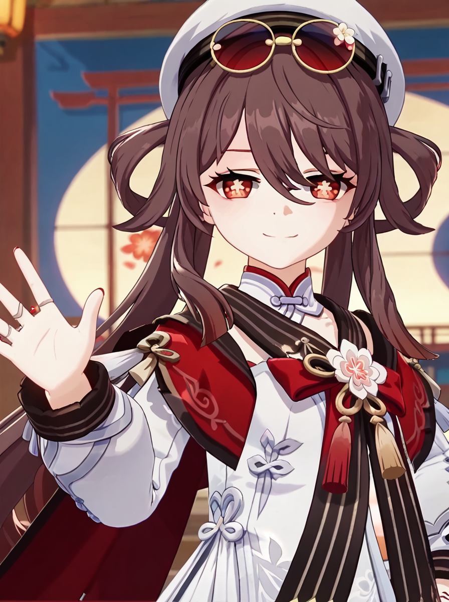 posing, 
 <lora:hutao.pony:1>,
hutao, aaa, 
looking at viewer, smug, half-closed eyes,
