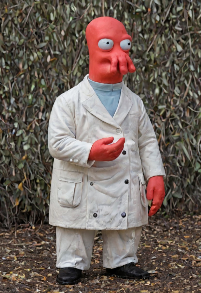 zoidberg, white coat
