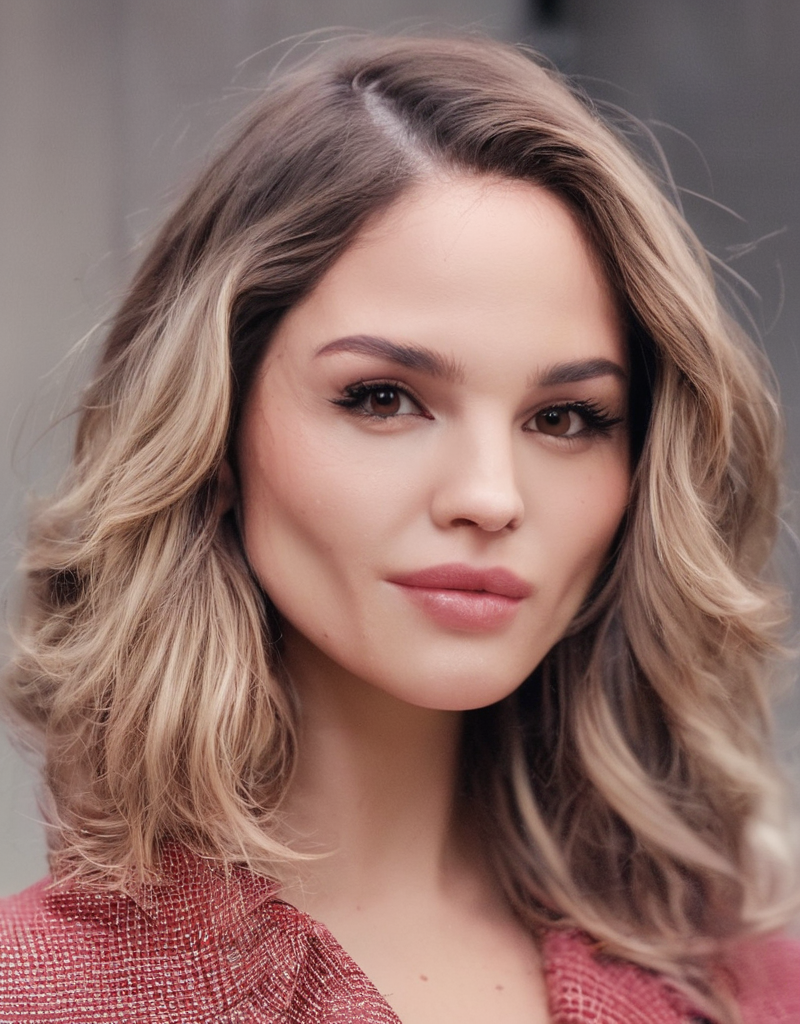 score_9, score_8_up, score_7_up,score_6_up, close up photo, eiza,1girl, solo, long brown hair, brown eyes, looking_at_viewer, posing, fashion model,  zPDXL  <lora:eiza_pxl_ever-000014:1>