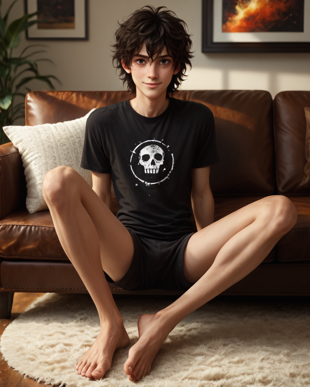 score_9, score_8_up, score_7_up, rating_questionable, intricately detailed,
<lora:homri52:1>,
<lora:Nico_Di_Angelo_Percy_Jackson_the_Olympians:0.8>, 1boy(Nico, Pale Skin, Black Hair, Messy Hair, Dark Brown Eyes, looking at the viewer, happy,
solo, full body, typical clothing, sitting on sofa) comfy living room,
highres,
detailed background, depth of field, 
<lora:ral-chrosc-clr:0.7>, ral-chrosc-clr,
<lora:Expressive_H:0.5>, Expressiveh,
<lora:xl_more_art-full_v1:0.3>,
<lora:add-detail-xl:0.3>